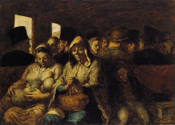 ▲ 3등 열차, 오노레 도미에, 캔버스에 유채, 1860~1863, 65㎝ x 90㎝ ⓒ 메트로폴리탄 미술관