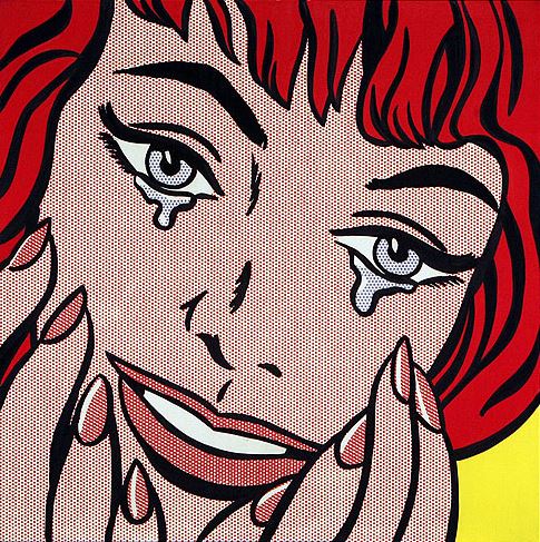 ▲ 로이 리히텐슈타인, 행복한 눈물, 1964, oil on canvas, 96.5×96.5㎝