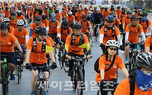 ▲ 서울 도심 한복판인 종로 1∼6가 2.6km 구간에 자전거 전용도로가 생긴다. ⓒ 서울시