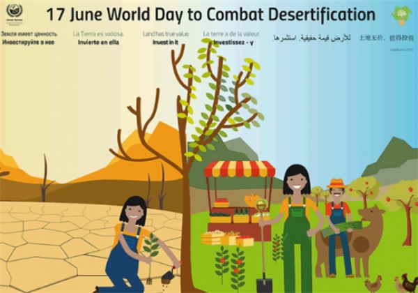 ▲ 세계 사막화 방지의 날 기념행사 포스터 ⓒ 산림청