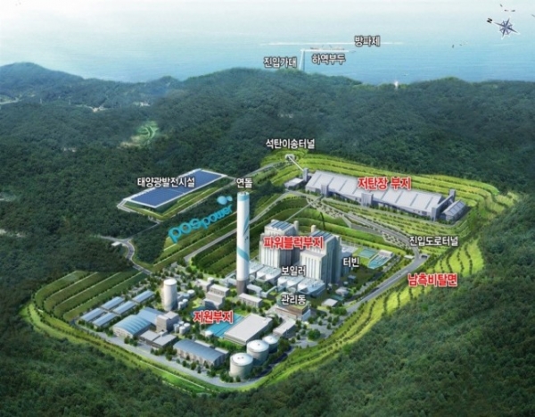 ▲ 삼척화력발전소 조감도 ⓒ 포스코건설