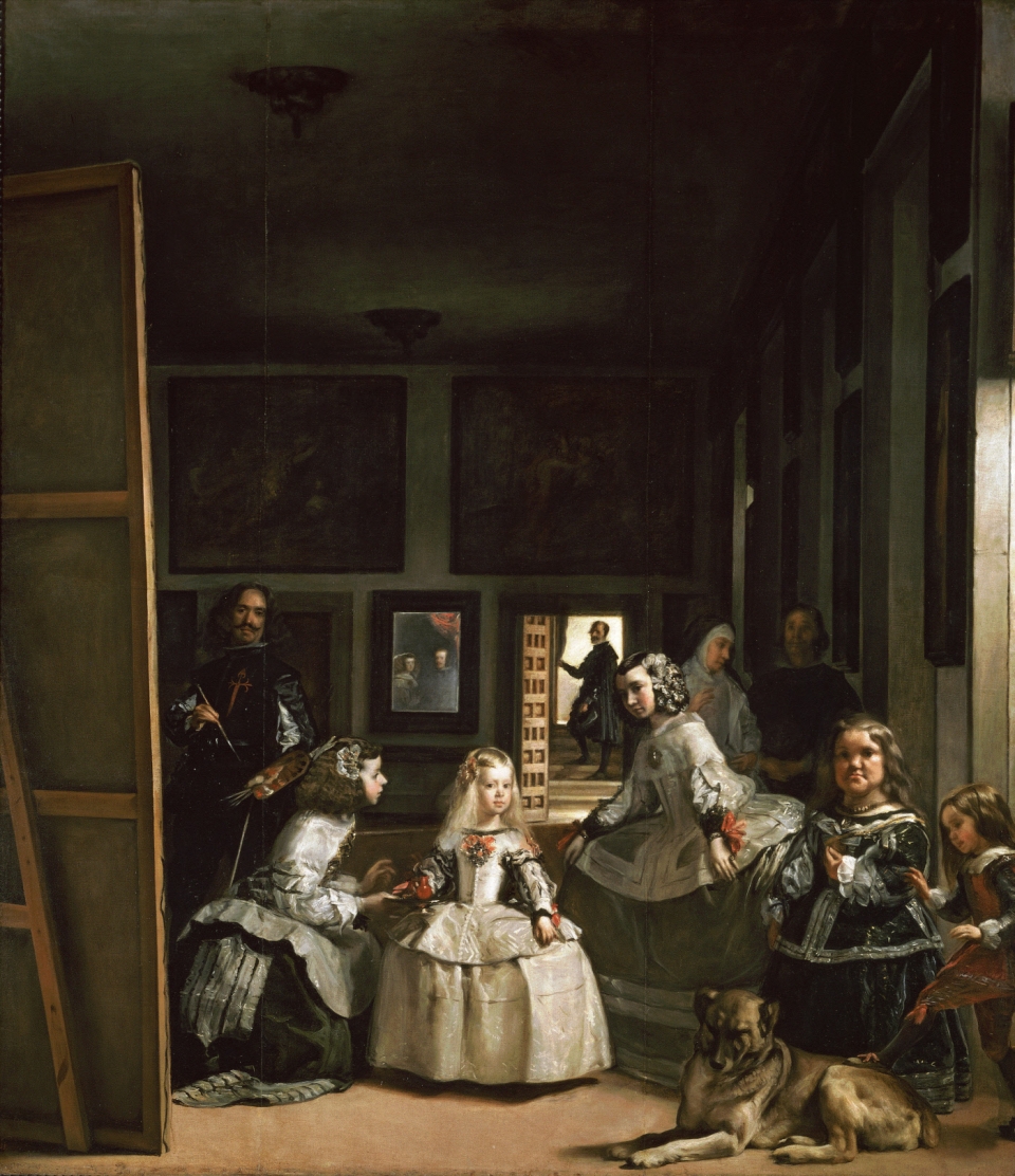 ▲ 디에고 벨라스케스, 시녀들, 1656, 캔버스에 유채, 318x276㎝, ⓒ 프라도 미술관