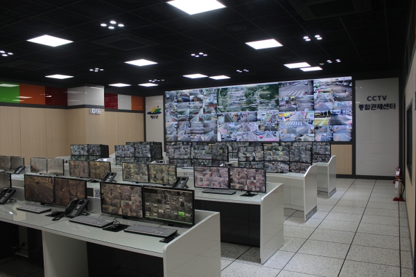 ▲ 예산군 CCTV 통합관제센터 ⓒ 예산군
