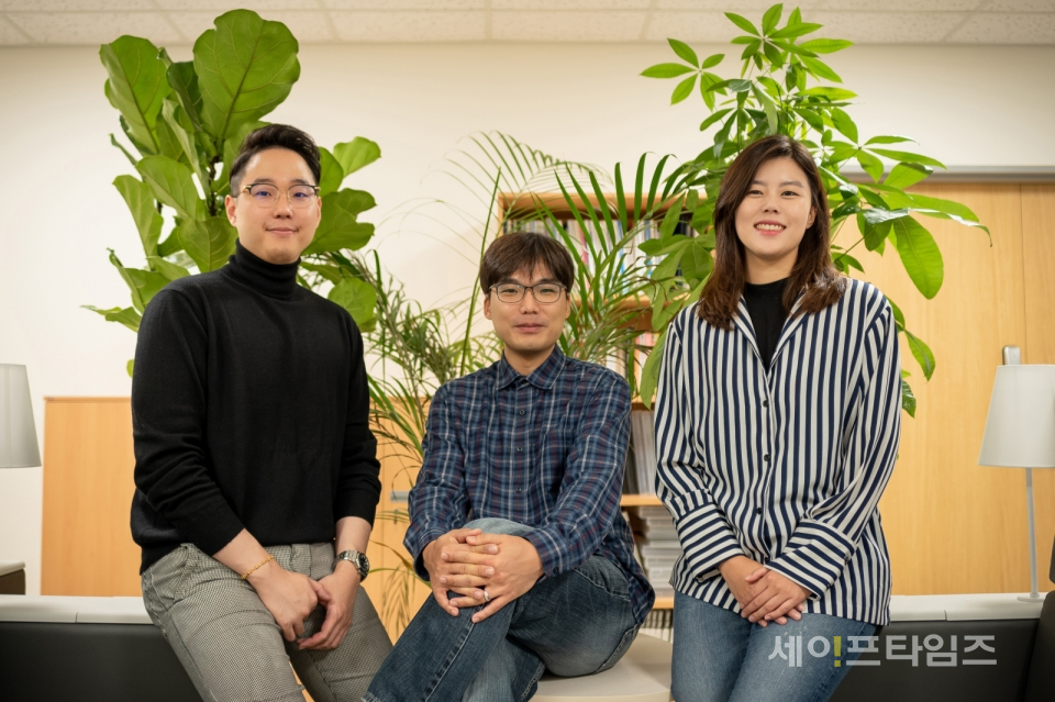 ▲ 왼쪽부터 조세영씨, 김상우 연세대 교수, 김은영씨 ⓒ 과기부