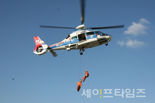 ▲ 경북소방본부 헬기 ⓒ 세이프타임즈 DB