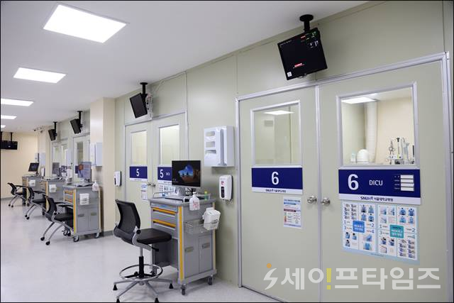 ▲ 서울대병원은 중증환자 치료를 위한 음압병동을 추가로 운영하고 있다. ⓒ 서울대병원