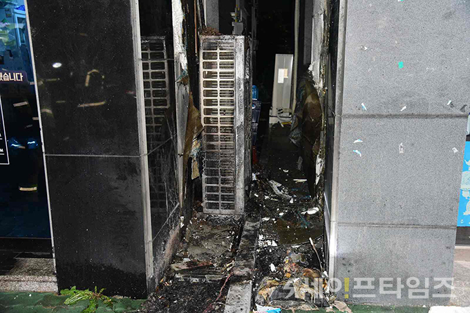 ▲ 대구시의 한 가정집에서 에어컨 실외기로 인한 화재가 발생했다. ⓒ 대구시