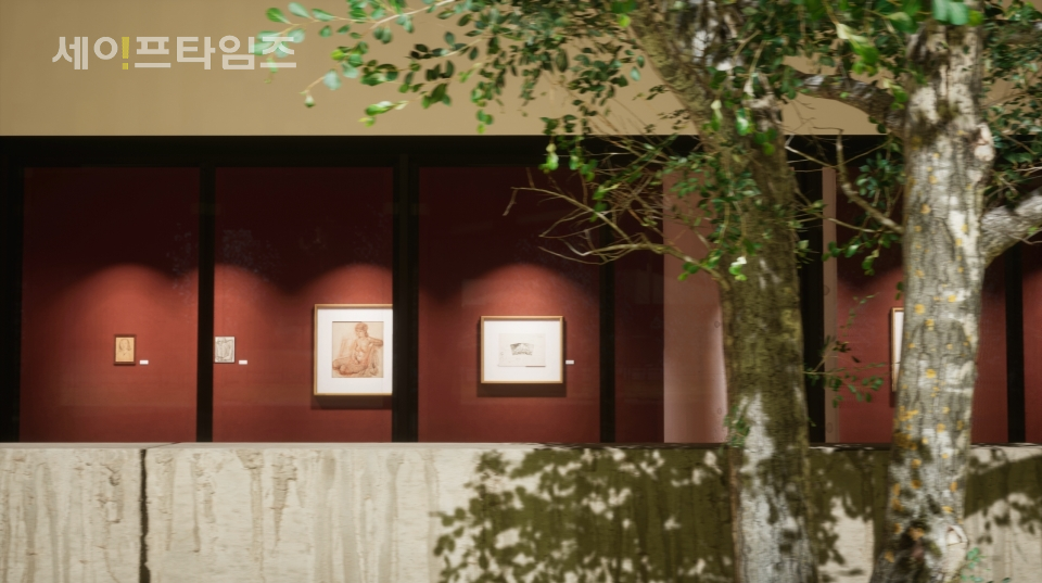 ▲ 3D맵핑으로 제작, 구현한 소마미술관 내외부 공간 ⓒ 소마미술관