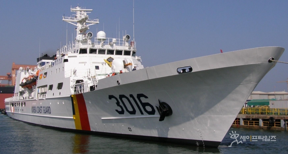 ▲ 해양경찰청은 3000톤급 대형 경비함을 13일 동해해양경찰서에 배치한다. ⓒ 해경