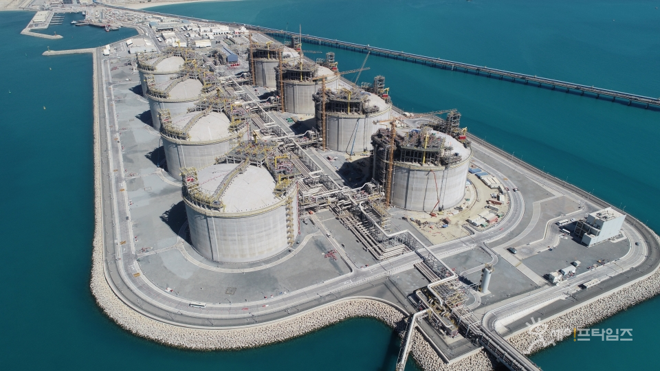 ▲ 쿠웨이트 알주르 LNG 생산기지 ⓒ 한국가스공사