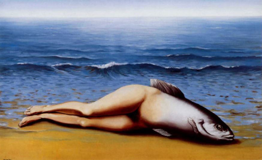 ▲ 르네 마그리트(Rene Francois Ghislain Magritte)의 작품 '집단적 발명(L'invention Collective)' (1934) ⓒ