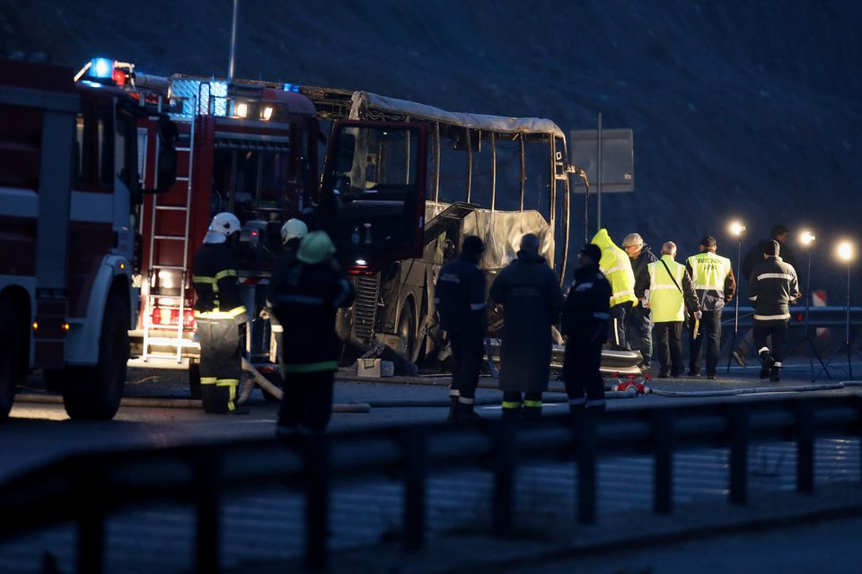 ▲ 불가리아 스트루마 고속도로를 달리던 여행버스가 충돌해 46명이 사망했다. ⓒ 로이터연합뉴스