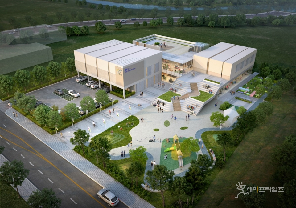 ▲ 진천군은 충북혁신도시 어린이(가족)특화 공간조성 사업((가칭)꿈틀꿈틀하우스)의 착공을 오는 5월 시작한다고 4일 밝혔다.사진설명 ⓒ 세이프타임즈