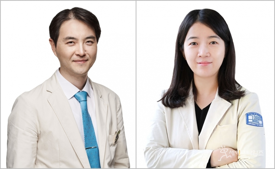 ▲ 이진국 교수(왼쪽)와 조용숙 교수. ⓒ 서울성모병원