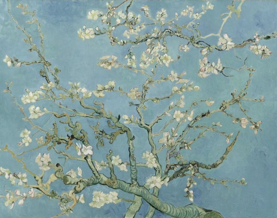 ▲빈센트 반 고흐(Vincent van Gogh)의 작품 ‘꽃 피는 아몬드 나무(Almond Blossom)’ (1890·캔버스에 유채·73.5×92㎝)ⓒ반 고흐 미술관, 네델란드 암스테르담