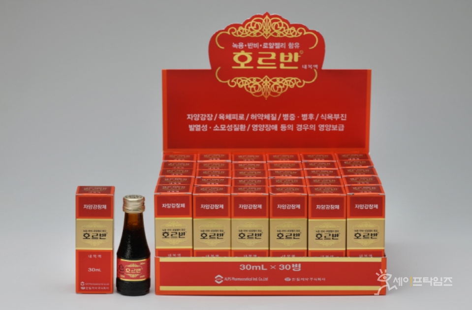 ▲ 한림제약의 고농축 액상 자양강장제 호르반. ⓒ 광동제약