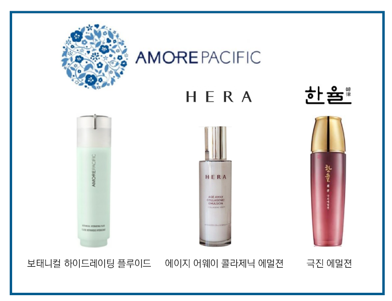 ▲ 온라인에서 판매되는 아모레퍼시픽 화장품 브랜드 제품 가운데 전성분 표시가 제대로 안 된 제품이 있어 소비자들의 주의가 당부된다. ⓒ 세이프타임즈