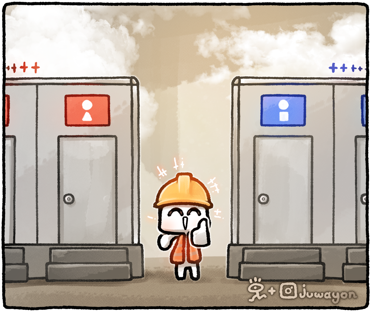 ▲ 앞으로 건설현장 내 화장실 남녀 변기 설치 의무가 노동자 수에 따라 결정된다. ⓒ 세이타임즈