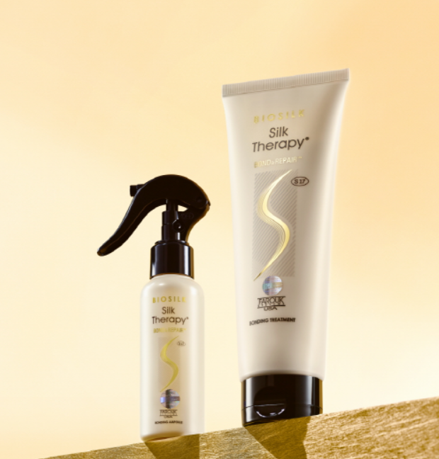▲ LG생활건강의 미국 헤어케어 브랜드 실크테라피에서 출시한 본드 앤 리페어 본딩 앰플&본딩 트리트먼트. ⓒ LG생활건강