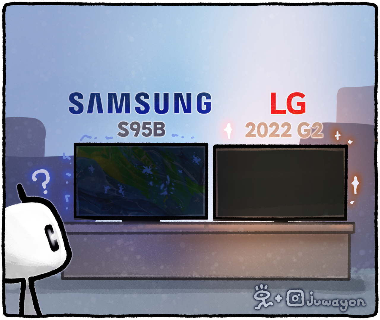 ▲ 삼성전자의 퀀텀닷 유기발광다이오드(QD OLED) TV가 화면 잔상 현상(번인)에 취약하다는 시험 결과가 발표됐다. ⓒ 세이프타임즈