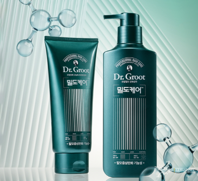 ▲ LG생활건강 닥터그루트가 출시한 모발 속 밀도 개선하는 밀도케어TM. ⓒ LG생활건강