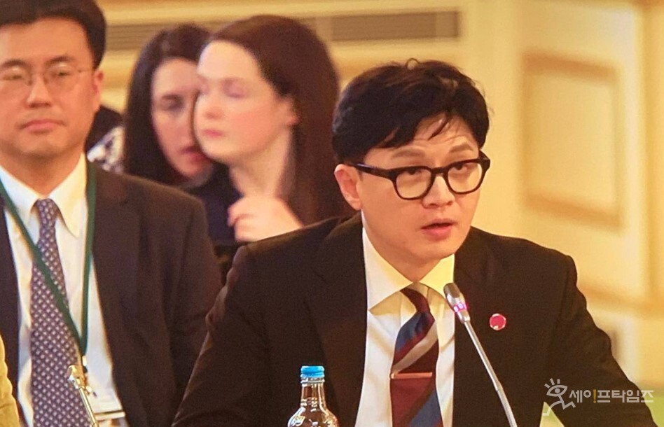 ▲ 한동훈 법무부 장관이 대검찰청의 마약·강력부 설치에 대해 발언하고 있다. ⓒ 법무부