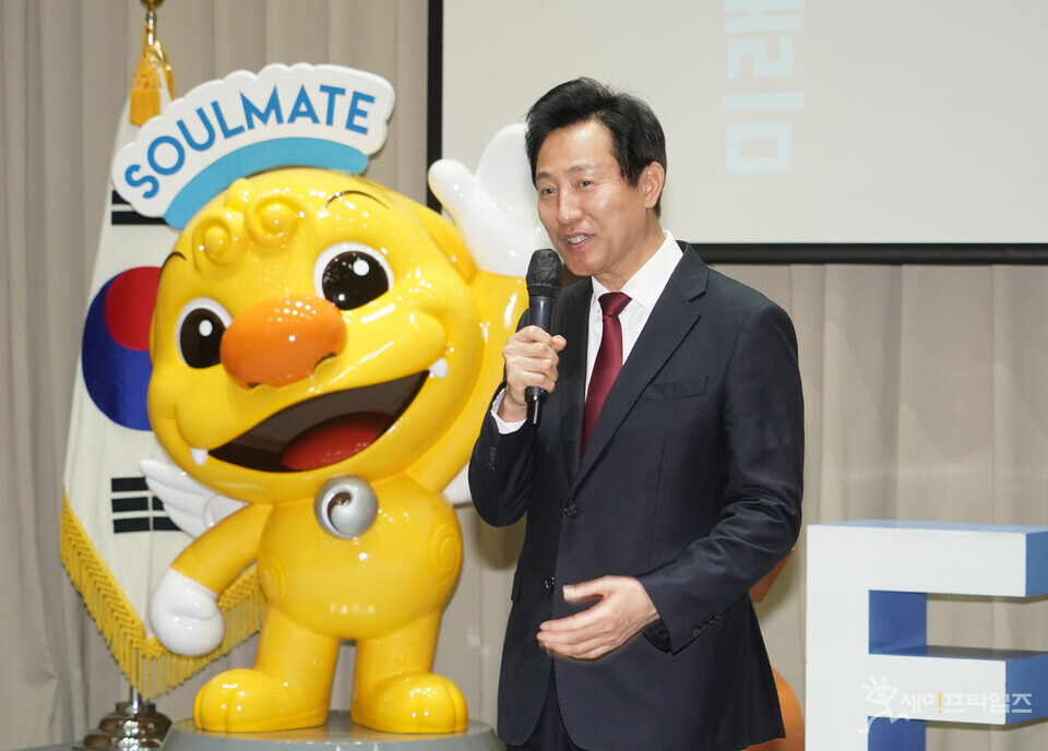 ▲ 오세훈 서울시장이 미래서울 전략회의 분과별 발표 내용을 청취하고 총평을 하고 있다. ⓒ 서울시