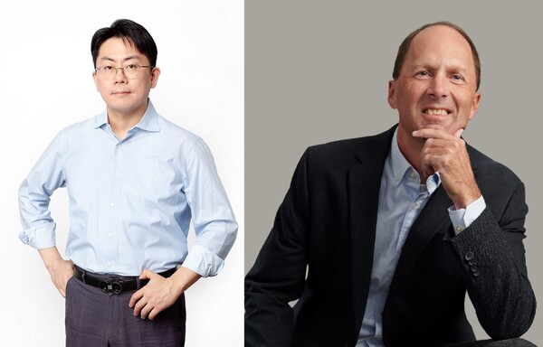 ▲ 신규 각자대표이사로 선임된 노종원 SK하이닉스 사장(왼쪽) 데이비드 딕슨(David M. Dixon) 솔리다임 부문장. ⓒ SK하이닉스