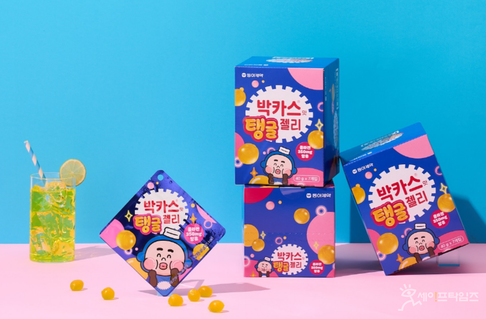 ▲ 동아제약이 출시한 박카스맛 탱글젤리. ⓒ 동아제약