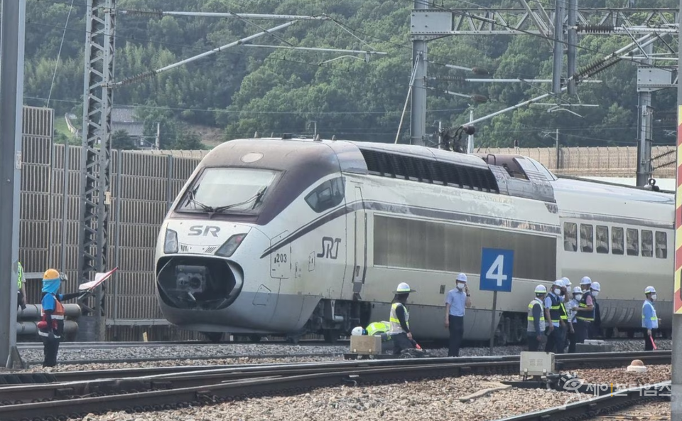 ▲ 대전조차장역 인근에서 발생한 SRT 탈선 사고로 관계자 5명이 기소됐다. ⓒ 대전소방본부
