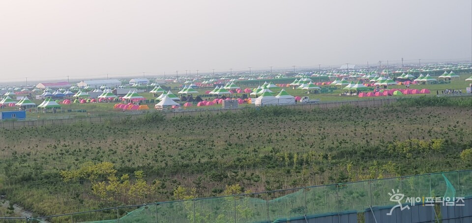 ▲ 전북 새만금 일원에서 제25회 세계스카우트 잼버리대회가 열리고 있다. ⓒ 세이프타임즈 DB