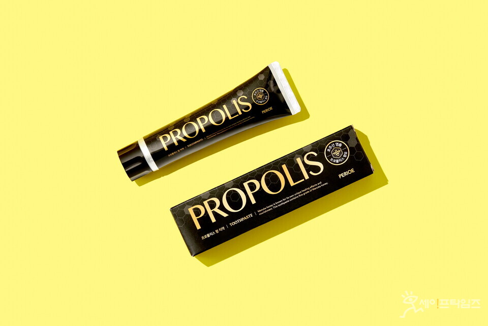 ▲ 멸균팩 재활용지를 활용한 패키지를 적용할 LG생활건강 페리오 프로폴리스 치약. ⓒ LG생활건강