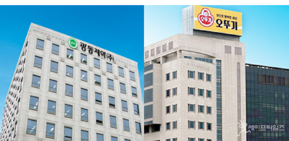 ▲ 오뚜기와 광동제약이 부당지원 혐의와 관련해 공정거래위원회의 조사를 받았다. ⓒ 오뚜기·광동제약