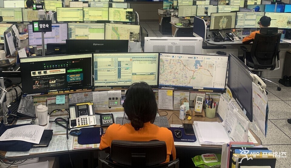  ▲ 대전 119종합상황실이 추석 연휴 동안 구급상황 관리 대비를 하고 있다. ⓒ 대전시