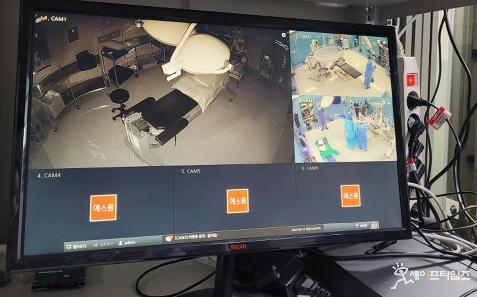 ▲ 서울 동대문구 지역 내 의료기관 수술실 CCTV 설치화면. ⓒ 동대문구