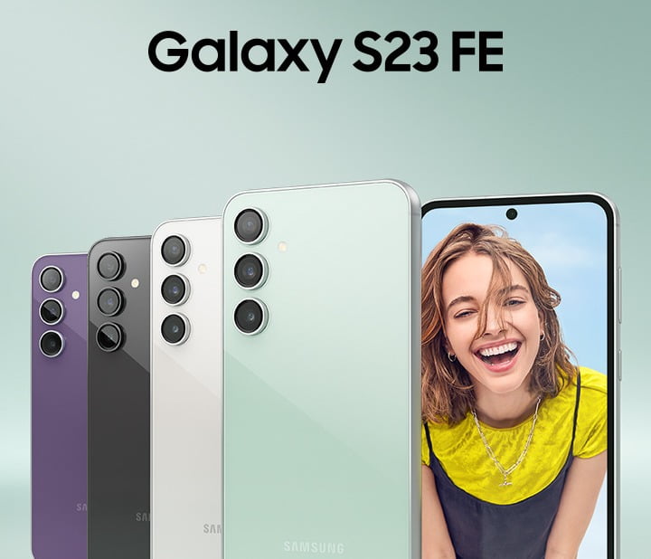 ▲ 삼성전자 갤럭시 S23 FE 스마트폰. ⓒ 삼성전자