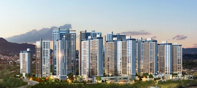 ▲ 나주역 자이 리버파크 아파트 조감도. ⓒ GS건설