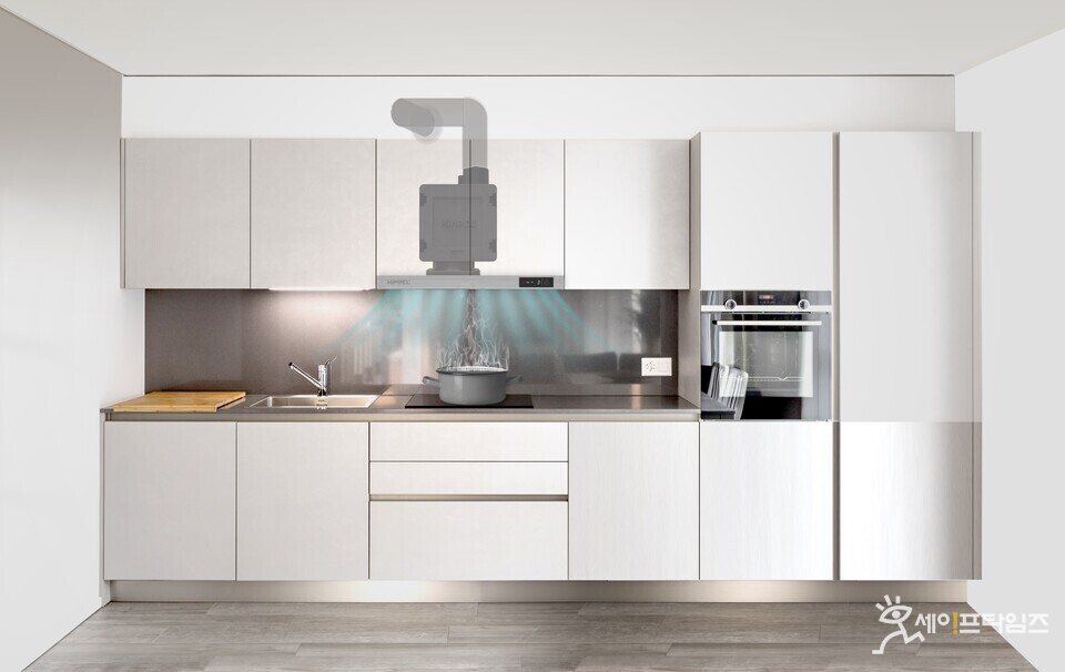 ▲ DL이앤씨와 힘펠이 공동개발한 디 사일런트 후드. ⓒ DL이앤씨