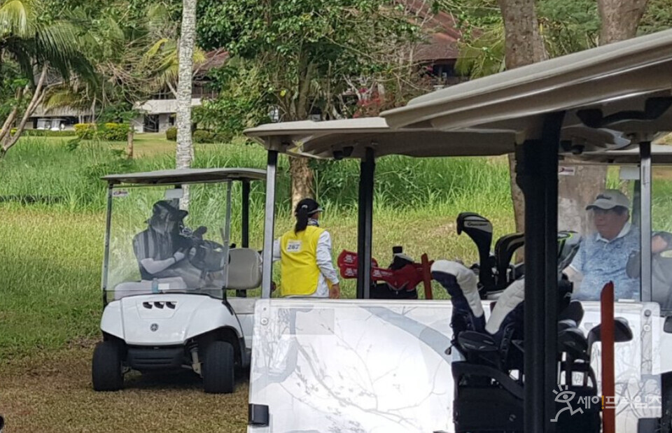 ▲ 27일 경기 이천 비에이비스타 골프장에서 60대 여성 이용객이 숨지는 사고가 발생한 가운데 지난달에도 같은 곳에서 이용객 안전 사고가 발생한 사실이 드러났다. ⓒ 독자 제공