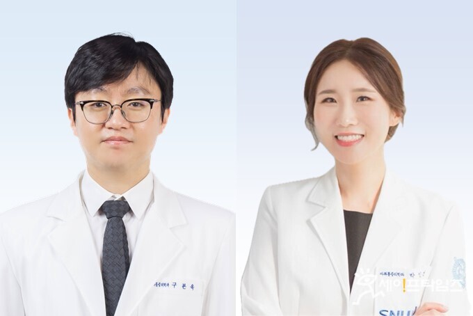 ▲ 구본욱·박인선 분당서울대병원 마취통증의학과 교수팀이 환자의 얼굴 표정만으로 수술 후 통증의 발생을 예측하는 인공지능 모델을 개발하고 유용성을 확인한 연구 결과를 발표했다. ⓒ 분당서울대병원