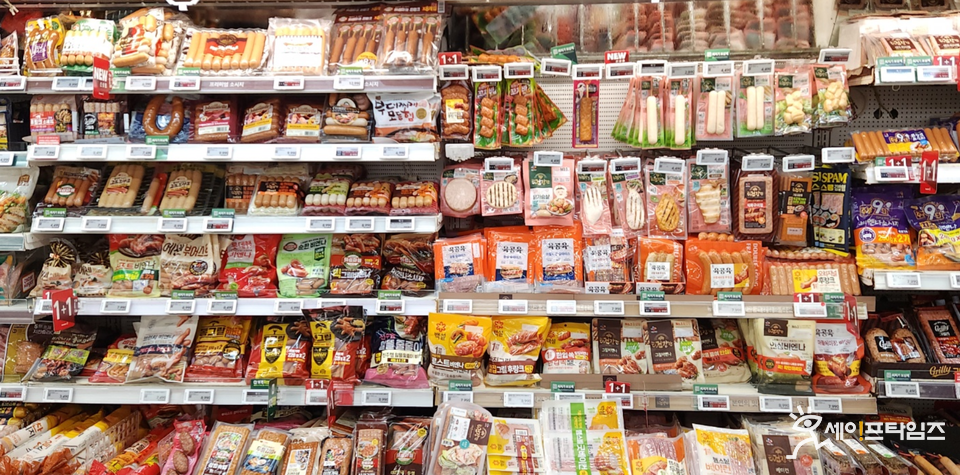 ▲ 대형마트에 진열된 식품. ⓒ 김미영 기자