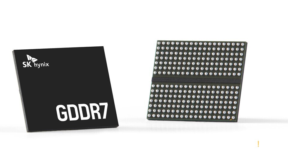 ▲ SK 하이닉스가 공개한 GDDR7 ⓒ SK 하이닉스