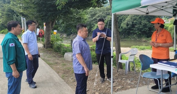  ▲ 청주시는 행안부 충북도와 여름철 수상안전 합동 점검을 하고 있다. ⓒ 청주시