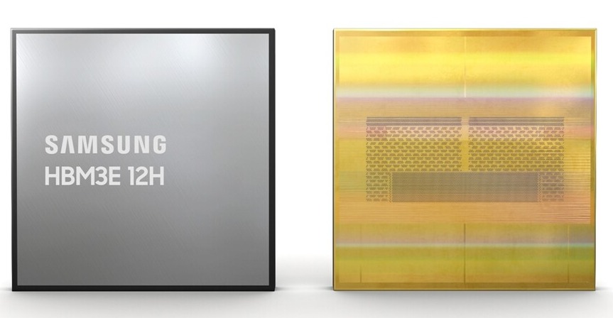▲ 삼성전자 HBM3E 12단 ⓒ 삼성전자