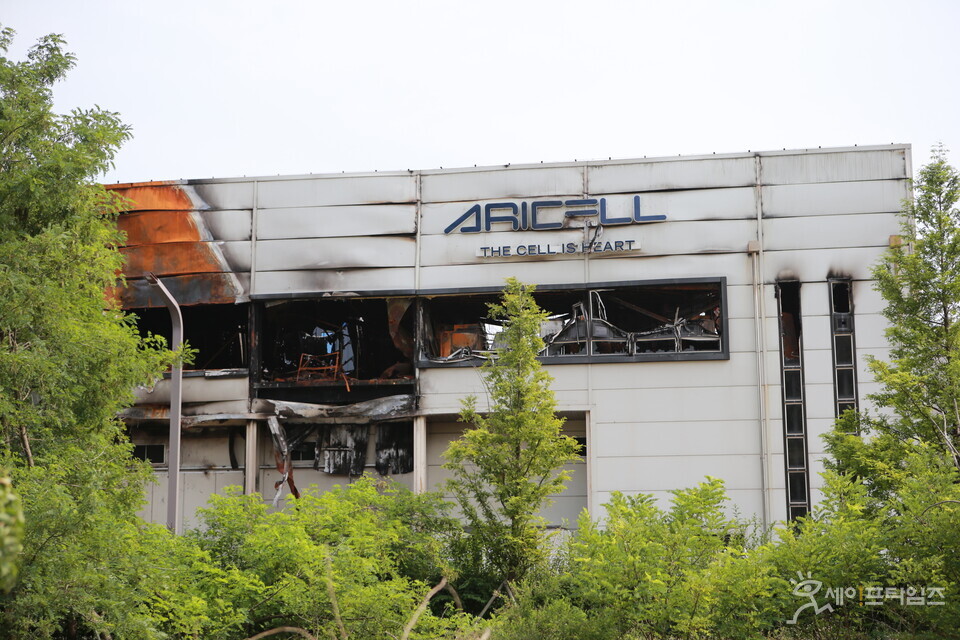 ▲ 지난 6월 24일 경기 화성 일차전지 제조업체 아리셀에서 화재가 발생해 31명의 사상자가 발생했다. ⓒ 세이프타임즈 DB