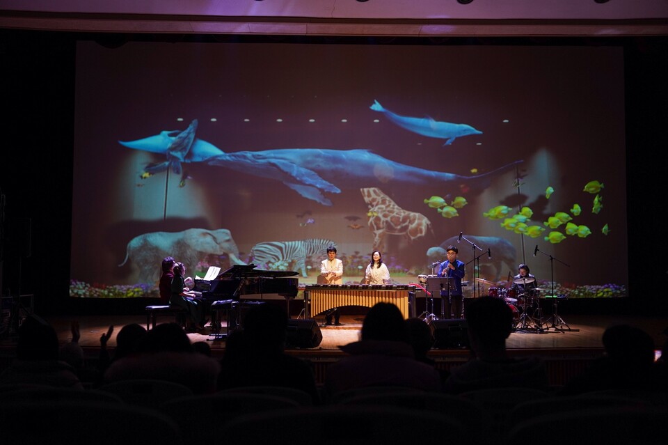 ▲ 제이아트앙상블이 공연을 하고 있다. © 제이아트앙상블