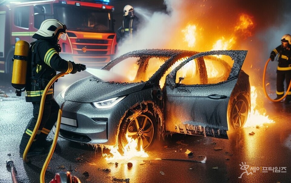 ▲ 인천 청라 전기차 화재의 원인으로 여름철 고온다습한 기후에 따른 리튬이온배터리(2차전지) 내 분리막 손상 가능성이 거론되고 있다. ⓒ 세이프타임즈