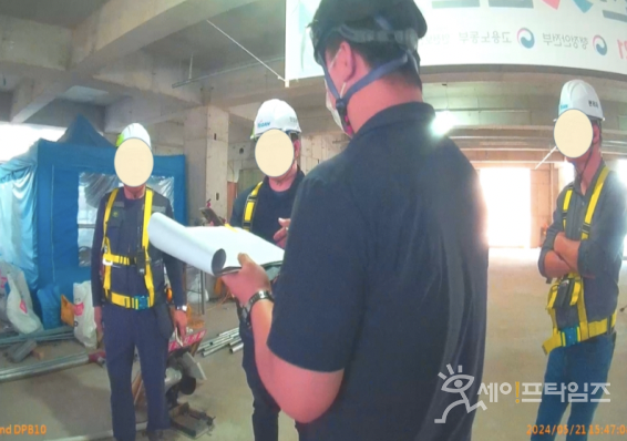 ▲ 서울시에서 건축공사 현장을 점검하고 있다. ⓒ 서울시