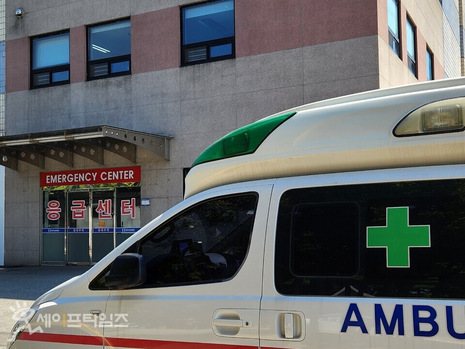 ▲ 한 지역 병원 응급실이 운영되고 있다. ⓒ 김미영 기자