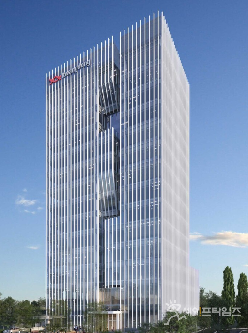 ▲ 광동제약 신사옥인 경기도 광동과천타워 조감도. ⓒ 광동제약